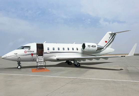 Redstar Aviation Expands Its Air Ambulance Fleet by Adding The 3rd Challenger 605!